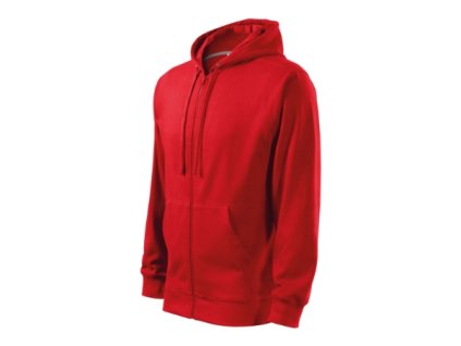 Trendy Zipper mikina pánská (Velikost S, Barva bílá)