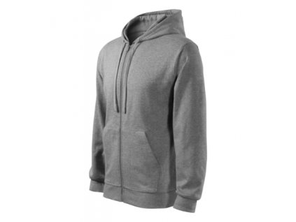 Trendy Zipper mikina pánská (Velikost S, Barva bílá)