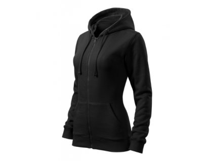 Trendy Zipper mikina dámská (Velikost XS, Barva bílá)