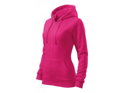 Trendy Zipper mikina dámská (Velikost XS, Barva bílá)