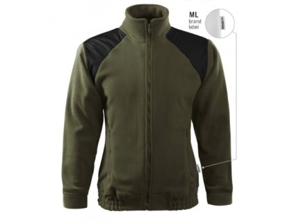 Jacket Hi-Q fleece unisex (Velikost S, Barva bílá)
