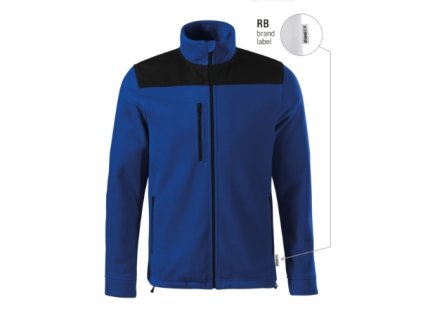 Effect fleece unisex (Velikost S, Barva černá)