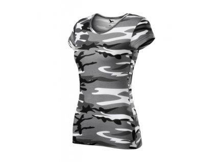 Camo Pure tričko dámské (Velikost XS, Barva camouflage gray)