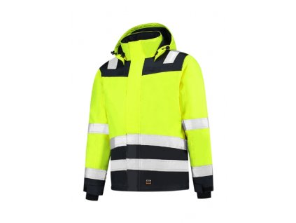 Midi Parka High Vis Bicolor pracovní bunda unisex (Velikost M, Barva fluorescenční žlutá)