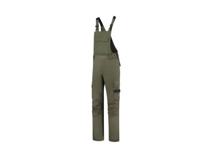 Bib & Brace Twill Cordura pracovní kalhoty s laclem unisex (Velikost 44, Barva černá)