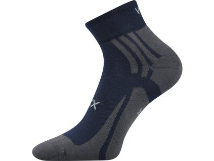 VOXX Ponožky slabé ABRA se stříbrem BÍLÉ (3 páry) (Velikost 35-38 (23-25), Barva černá)