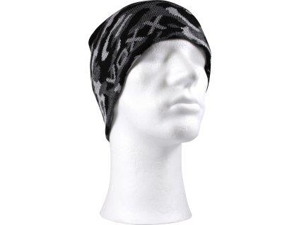VOXX Čepice pánská pletená AMPERA vzor černý MASKÁČ (Velikost uni, Barva černá)