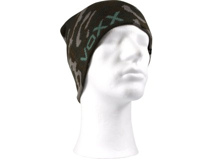 VOXX Čepice pánská pletená AMPERA vzor černý MASKÁČ (Velikost uni, Barva černá)