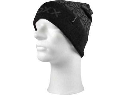 VOXX Čepice pánská pletená VIVA ohrnovací ANTRACITOVÁ (Velikost uni, Barva antracit)