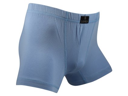 Boxerky chlapecké CADLÍK bavlněné SVĚTLE MODRÉ (Velikost 110-116, Barva světle šedá)