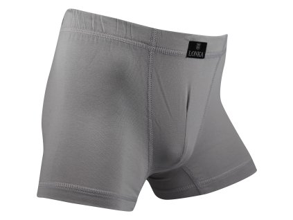 Boxerky chlapecké CADLÍK bavlněné SVĚTLE MODRÉ (Velikost 110-116, Barva světle šedá)