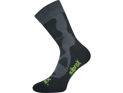 VOXX Ponožky thermo sportovní ETREX bílé (Velikost 35-38 (23-25), Barva černá)