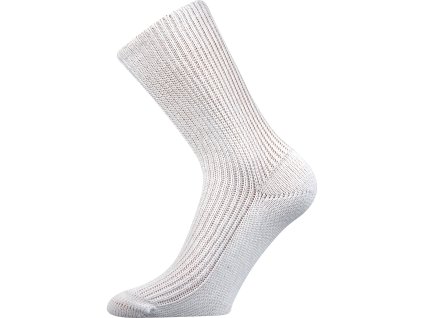 Ponožky silné PEPINA 100% bavlněné BÍLÉ (3 páry) (Velikost 35-37 (23-24), Barva černá)