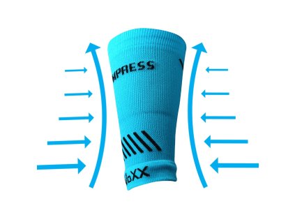 VOXX Návlek na zápěstí kompresní PROTECT s ionty stříbra BÍLÝ (Velikost L-XL, Barva bílá)