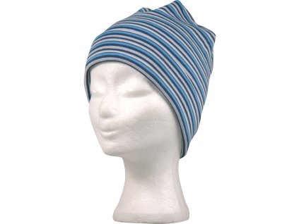 VOXX Čepice kojenecká a dětská RAVČES bavlněná S PROUŽKY vzor A (Velikost 3 (38 cm), Barva pruhy vzor D)