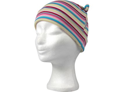 VOXX Čepice kojenecká RAVČES UŠI bavlněná S PROUŽKY vzor A (Velikost 2 (32 cm), Barva pruhy vzor B)