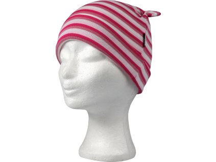 VOXX Čepice kojenecká RAVČES UŠI bavlněná S PROUŽKY vzor A (Velikost 2 (32 cm), Barva pruhy vzor B)
