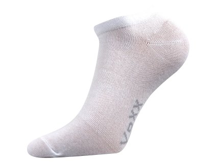 VOXX Ponožky krátké slabé REX 00 bavlněné BÍLÉ (3 páry) (Velikost 35-38 (23-25), Barva černá)
