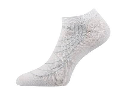 VOXX Ponožky krátké slabé REX 02 bavlněné BÍLÉ (3 páry) (Velikost 35-38 (23-25), Barva černá)
