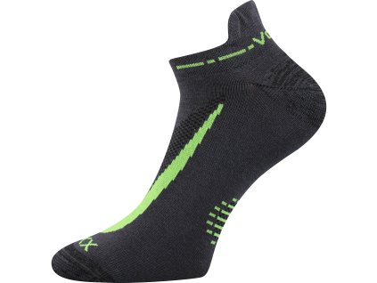 VOXX Ponožky krátké slabé REX 10 bavlněné BÍLÉ (3 páry) (Velikost 35-38 (23-25), Barva černá)