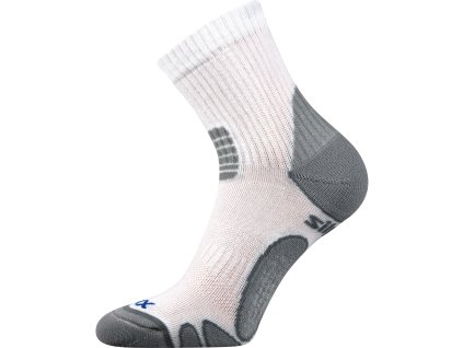 VOXX Ponožky sportovní SILO s ionty stříbra BÍLÉ (Velikost 35-38 (23-25), Barva černá)