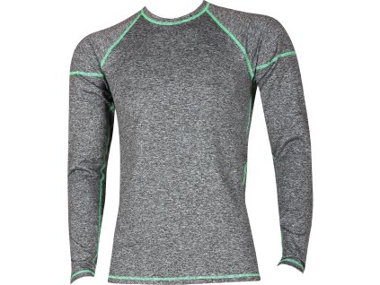 VOXX Tričko pánské SOLID 01 thermo ČERNÉ (Velikost XXL, Barva černá)