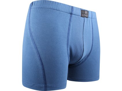 Boxerky pánské bavlněné KAMIL černo-zelené (Velikost XXL, Barva černá)