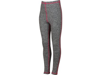 VOXX Spodky dětské SOLID 09 thermo ŠEDÉ MELÉ/magenta (Velikost 98-104, Barva šedá melé)