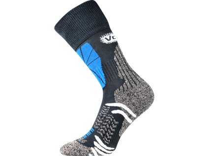 VOXX Ponožky sportovní SOLUTION černé (Velikost 35-38 (23-25), Barva světle šedá)