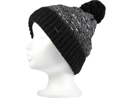 VOXX Čepice dámská pletená OPTIMA s bambulí MAGENTA (Velikost uni, Barva magenta)