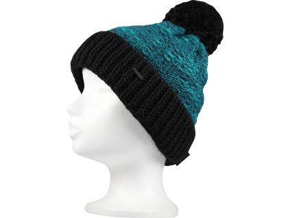 VOXX Čepice dámská pletená OPTIMA s bambulí MAGENTA (Velikost uni, Barva magenta)