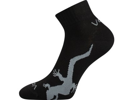 VOXX Ponožky dámské letní TRINITY bílé (3 páry) (Velikost 35-38 (23-25), Barva černá)