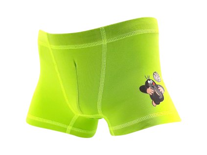 Boxerky chlapecké KR 003 s obrázkem Krtka SVĚTLE MODRÉ (Velikost 110-116, Barva zelená)