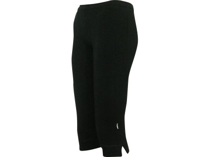 VOXX Tepláky dívčí krátké 3/4 WARP bavlněné ČERNÉ (Velikost 134-146, Barva černá)