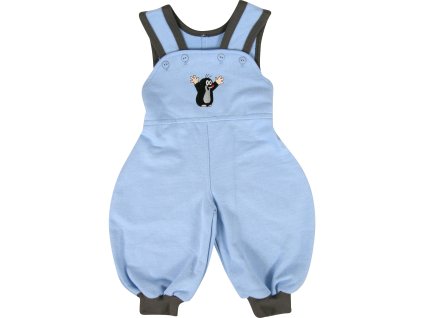 Tepláčky kojenecké s laclem KRTEČEK ČERVENÉ (Velikost 62, Barva červená)