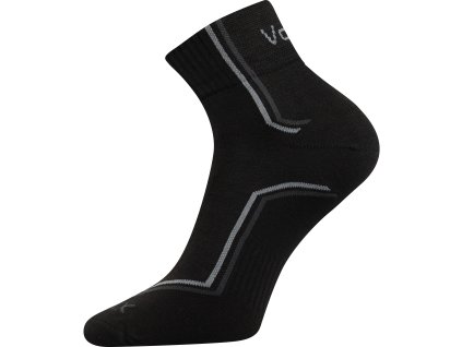 VOXX Ponožky slabé KROTON se stříbrem BÍLÉ (3 páry) (Velikost 35-38 (23-25), Barva černá)