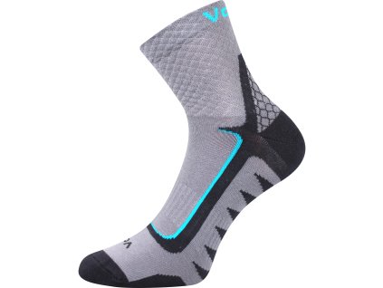 VOXX Ponožky sportovní slabé KRYPTOX bílé (3 páry) (Velikost 35-38 (23-25), Barva černá)