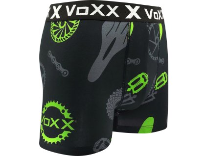 VOXX Boxerky pánské bavlněné KVIDO černé (Velikost XXL, Barva černá)