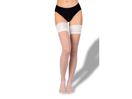 Samodržící punčochy LADY hold-ups 20 DEN BEIGE (tělové) (Velikost S, Barva beige)