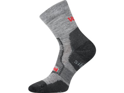 VOXX Ponožky zimní vlněné GRANIT se stříbrem BÍLÉ (Velikost 35-38 (23-25), Barva černá)