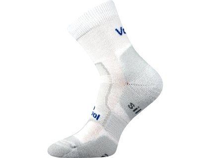 VOXX Ponožky zimní vlněné GRANIT se stříbrem BÍLÉ (Velikost 35-38 (23-25), Barva černá)