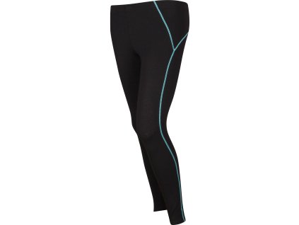 VOXX Legíny dámské sportovní LEGÍNY VoXX® černé s modrou (Velikost S, Barva modrá)