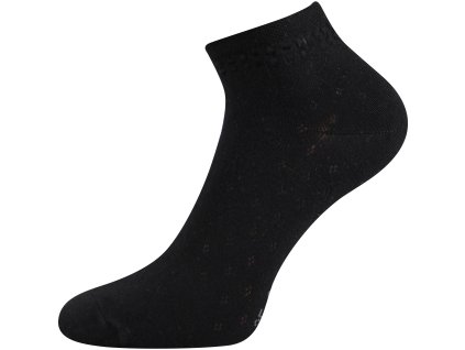 VOXX Ponožky dámské letní SUSI bílé (3 páry) (Velikost 35-38 (23-25), Barva černá)