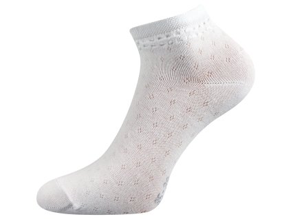 VOXX Ponožky dámské letní SUSI bílé (3 páry) (Velikost 35-38 (23-25), Barva černá)