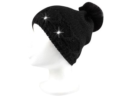 VOXX Čepice dámská pletená EXCURSION černá (Velikost uni, Barva černá)