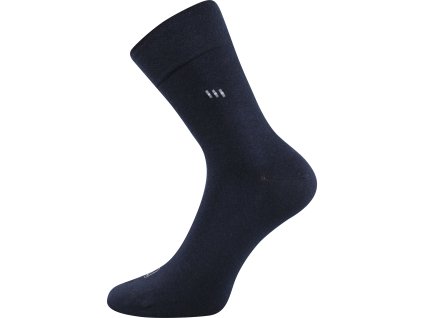 Ponožky pánské společenské DIPOOL černé (3 páry) (Velikost 39-42 (26-28), Barva tmavě šedá)