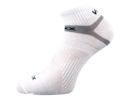 VOXX Ponožky krátké slabé REX 14 bavlněné BÍLÉ (3 páry) (Velikost 35-38 (23-25), Barva černá)