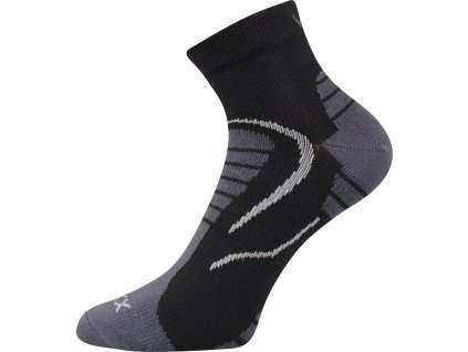 VOXX Ponožky sportovní slabé DEXTER bílé (3 páry) (Velikost 39-42 (26-28), Barva černá)