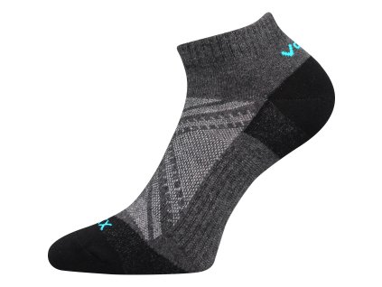 VOXX Ponožky krátké slabé REX 15 bavlněné BÍLÉ (3 páry) (Velikost 35-38 (23-25), Barva černá)