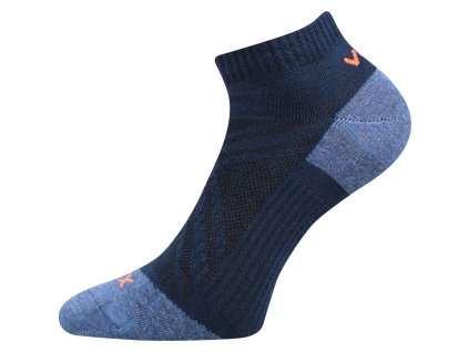 VOXX Ponožky krátké slabé REX 15 bavlněné BÍLÉ (3 páry) (Velikost 35-38 (23-25), Barva černá)